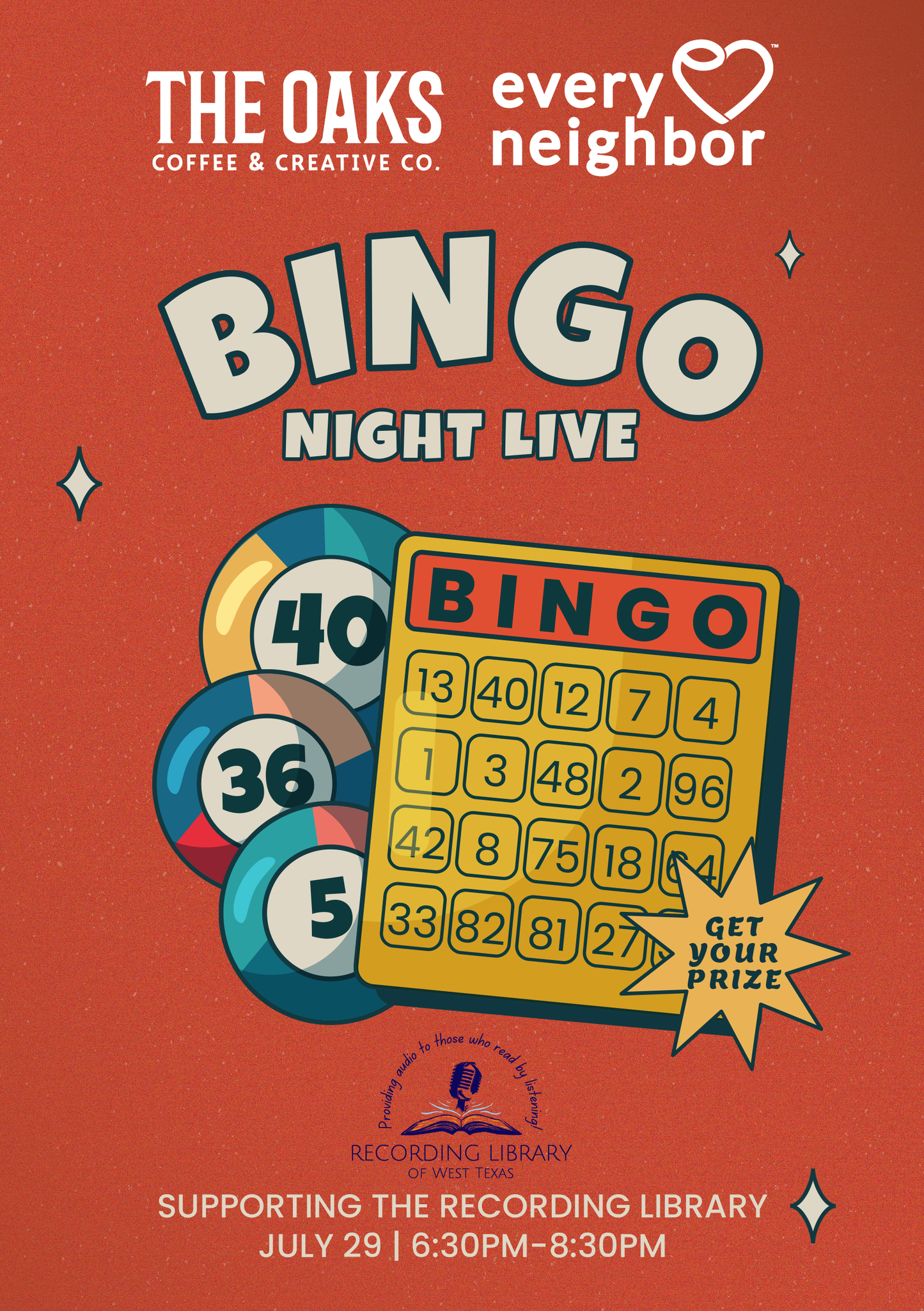 Bingo at The Oaks